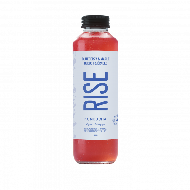 Organic maple and blueberry kombucha [btl+dep]