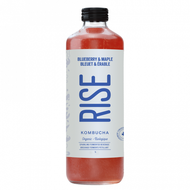 Kombucha bleuet et érable biologique [btl+dep]