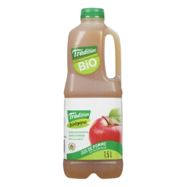 Organic apple juice [btl+dep]