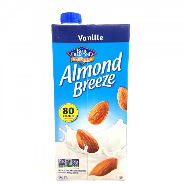 Boisson amande à la vanille