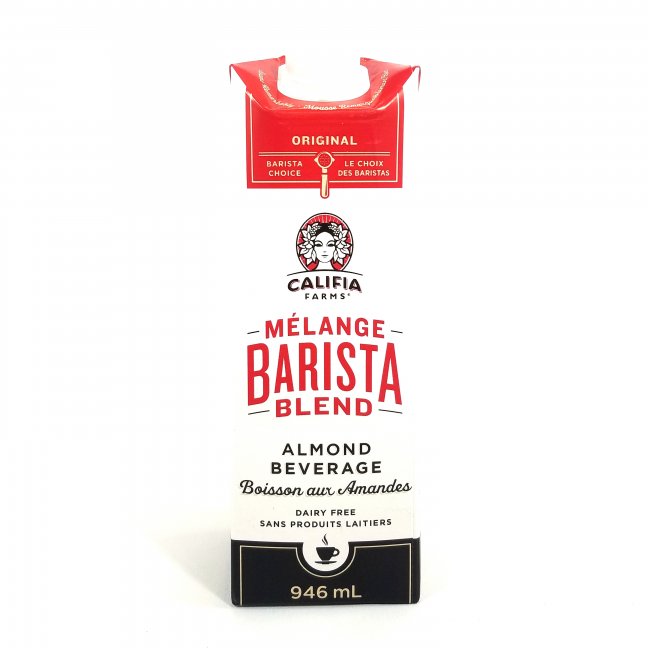 Boisson amande mélange barista