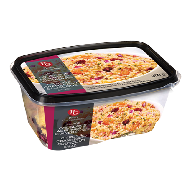 Salade de couscous agrumes et canneberges