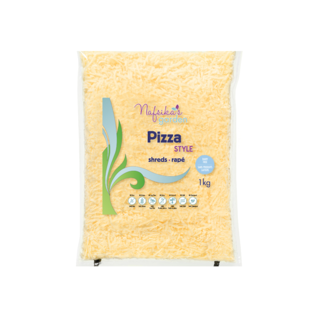 Fauxmage style pizza râpé
