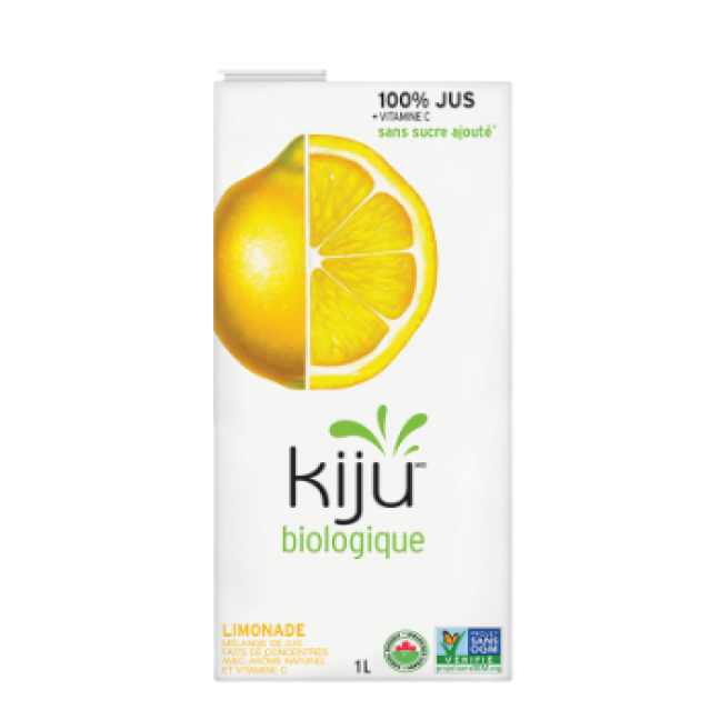 Limonade biologique 100% pure
