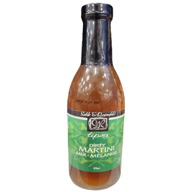 Mélange de dirty martini [Jus d'olive]