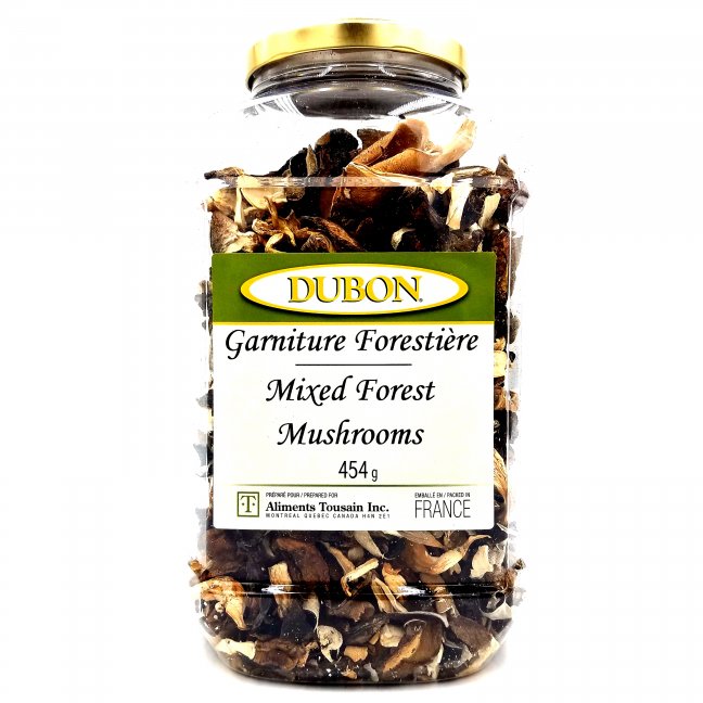 Champignons garniture forestière séché