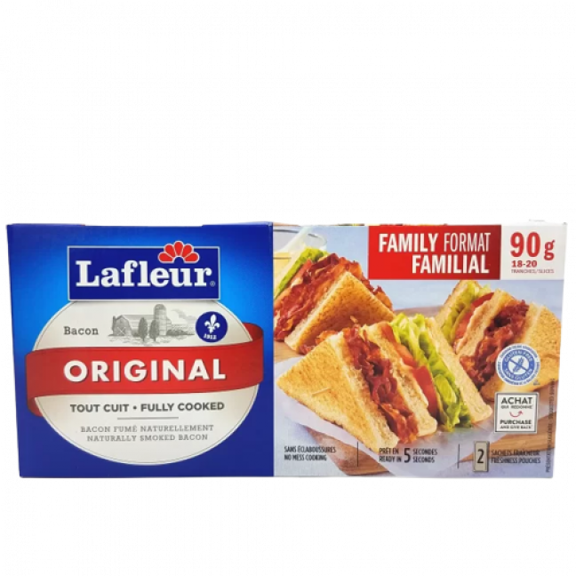 PRECOOKED BACON SLICES [2x10 slices]