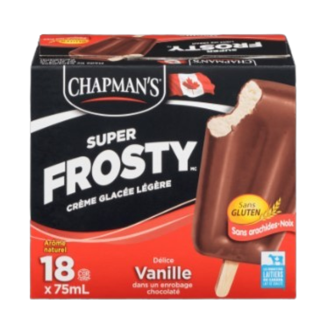 Vanilla Frosty with chocolate coating