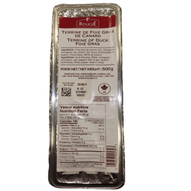 Terrine of Foie Gras