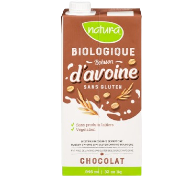 Organic gluten free chocolate oatmilk