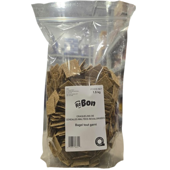 All-dressed bagel cracker