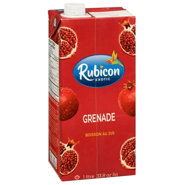 Boisson au jus de pomme grenade