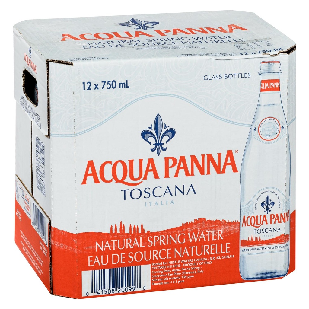 Natural Spring Water 750 ml x12