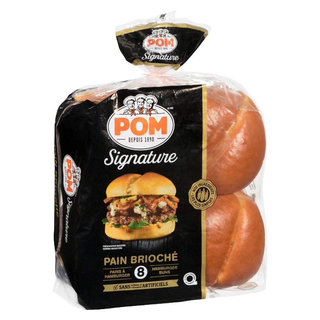 Fluffy Hamburger Buns x8