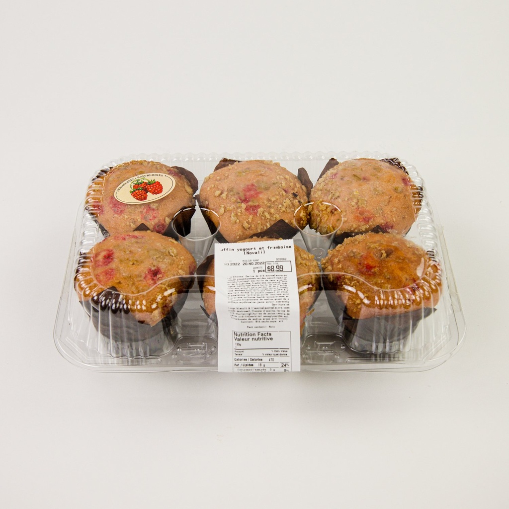 Yogurt Raspberry Muffin x6