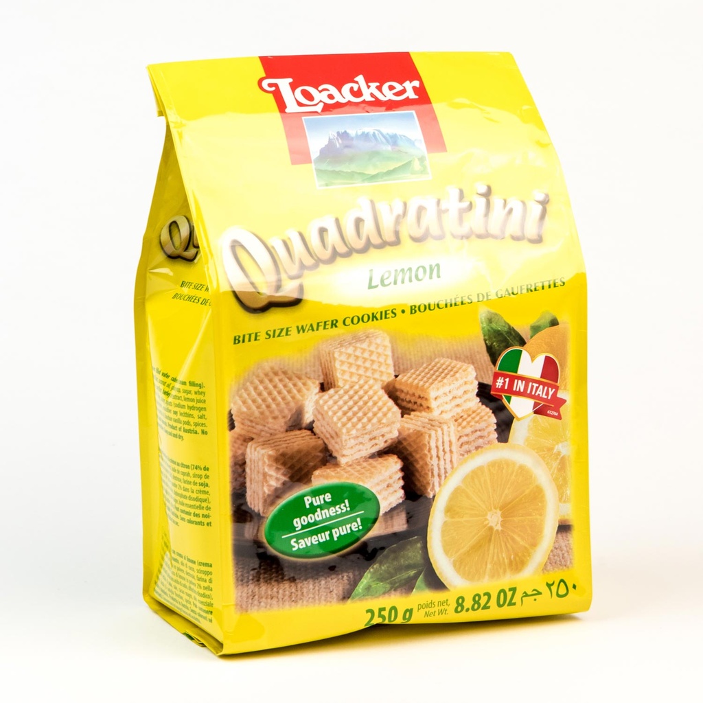 Lemon Wafer Quadratini 250 g