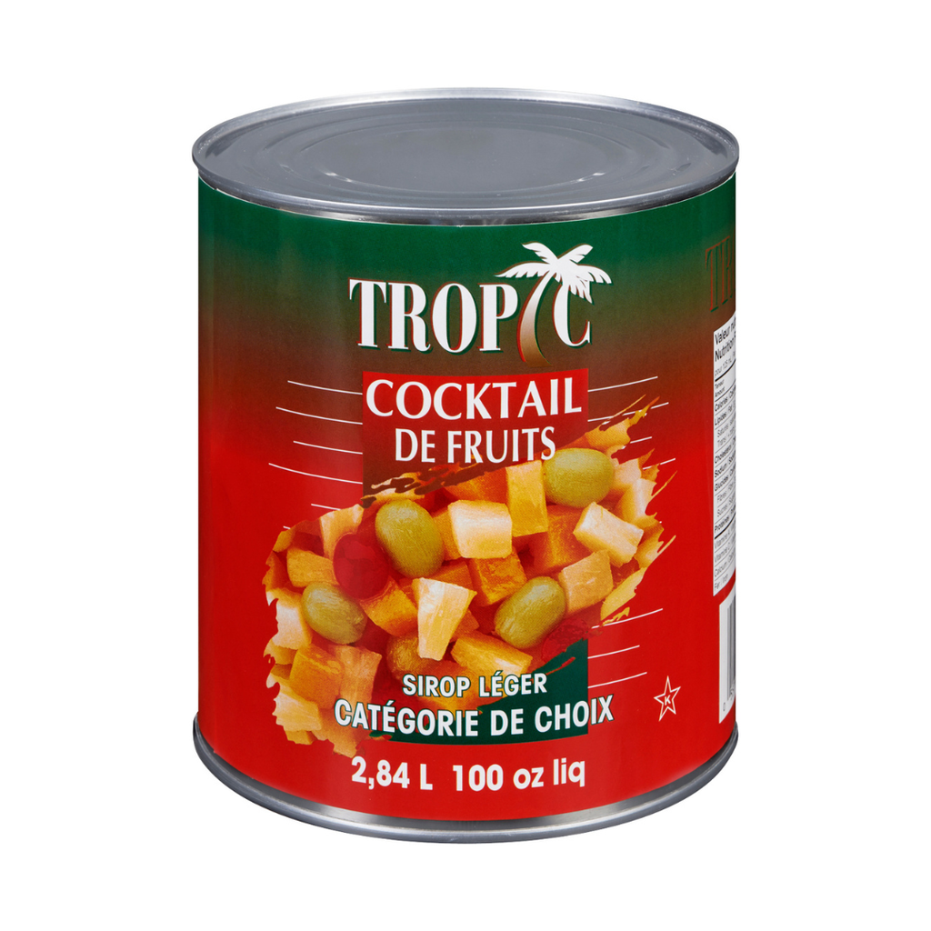 Cocktail de fruit sirop léger 2,84 L