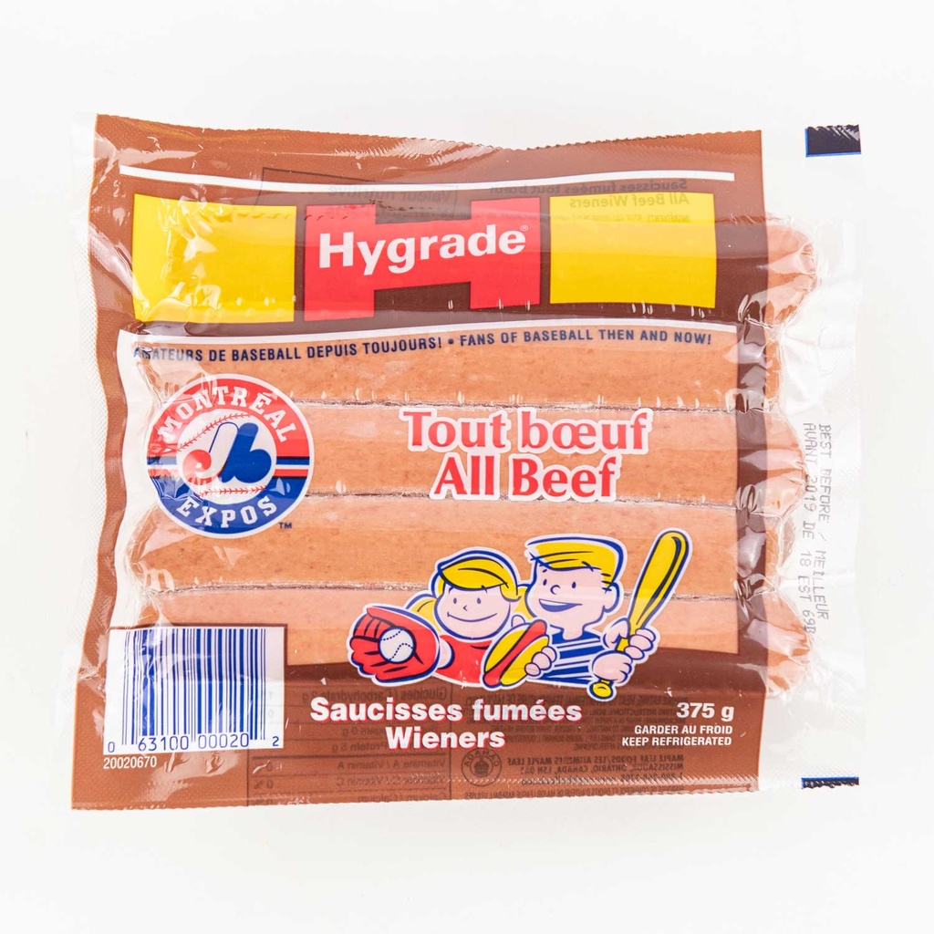 Saucisse fumée de boeuf 375 g