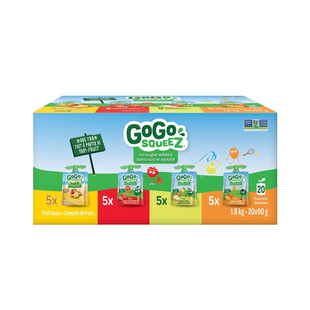 Pineapple, Strawberry, Pear, Mango Compote 20x90g