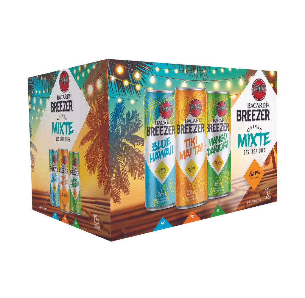 Bacardi Tropical Cocktail Mix Cans 12 x 355 ml