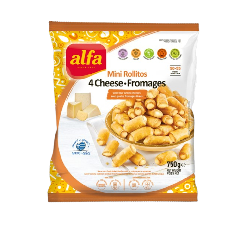 Mini Rollitos 4 Cheeses 750 g