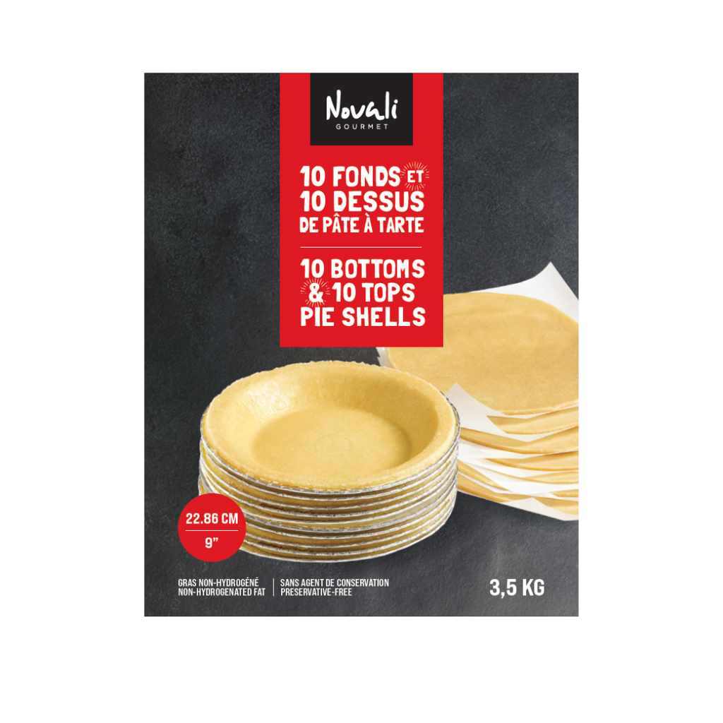 9" Bottom and Top Pie Shells