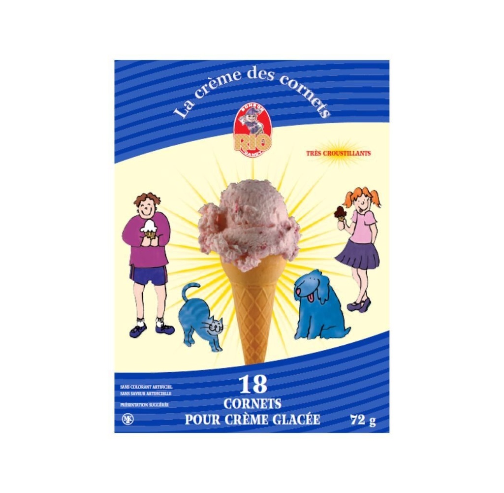 Conical Ice Cream Cone #59 x 18