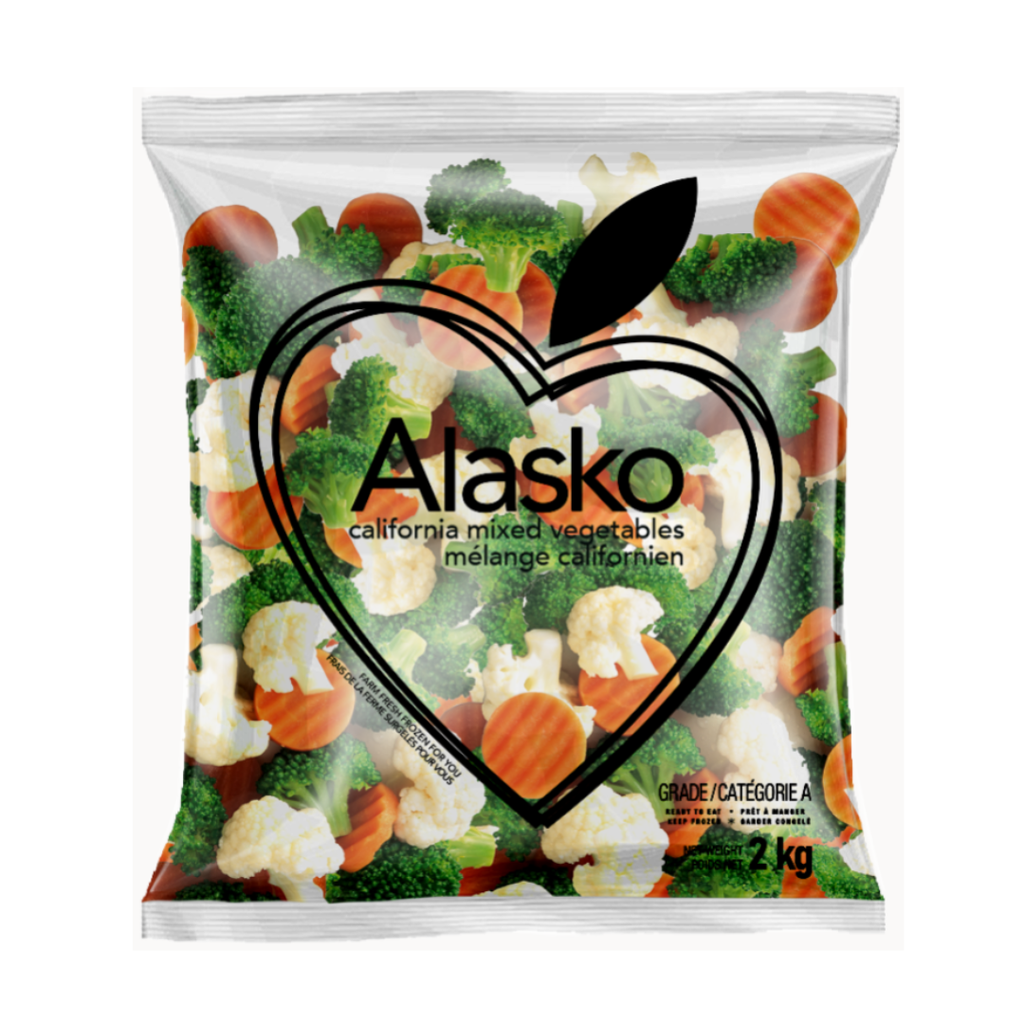 Mélange légumes californien IQF 2 kg