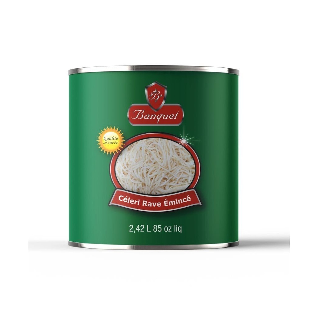 Céleri rave émincé 2,42 L