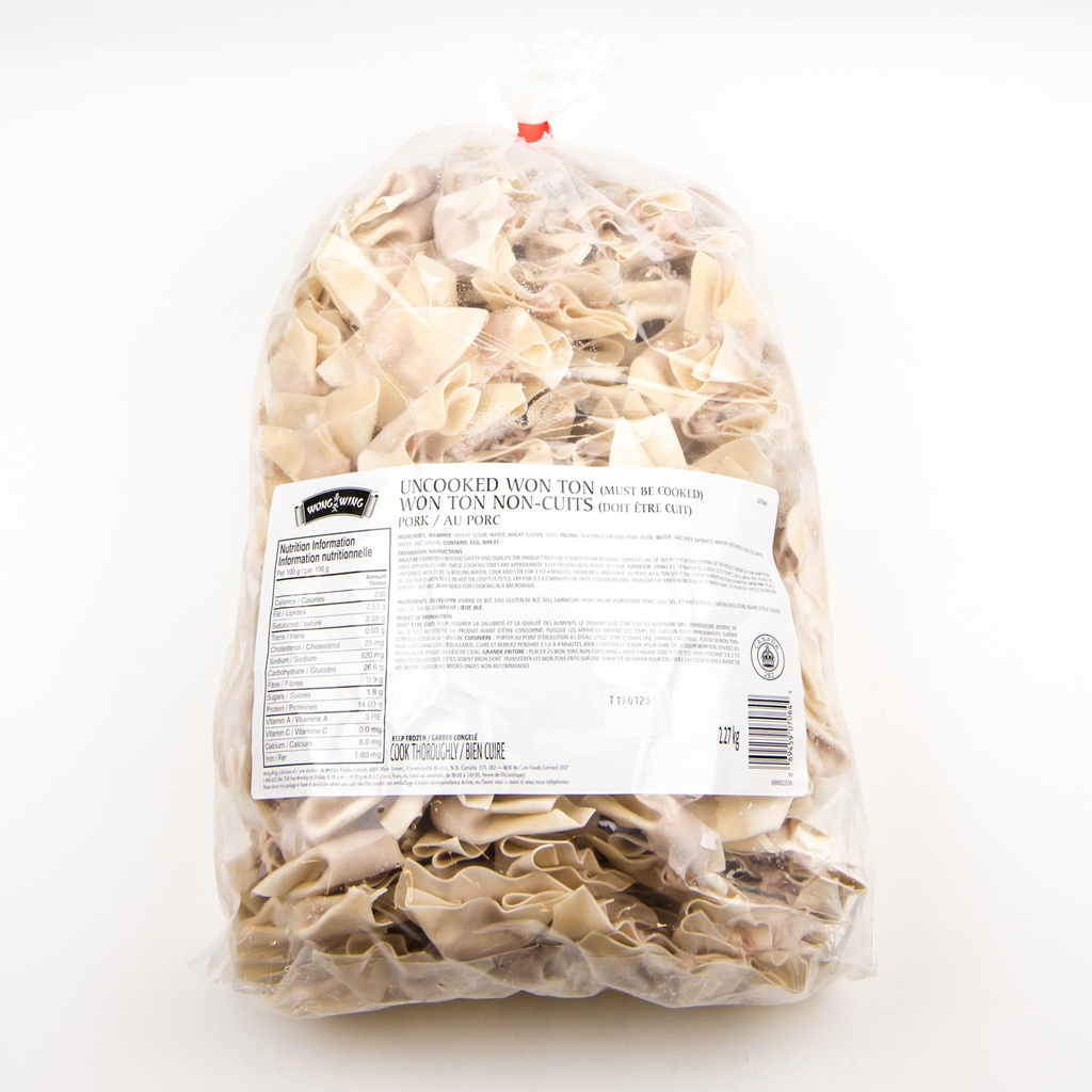 Raw Wontons 2.27 kg