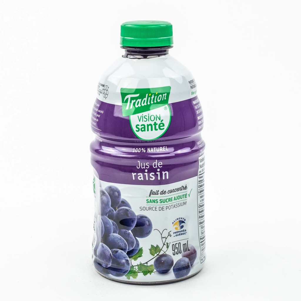 Jus de raisin Vision Santé 950 ml