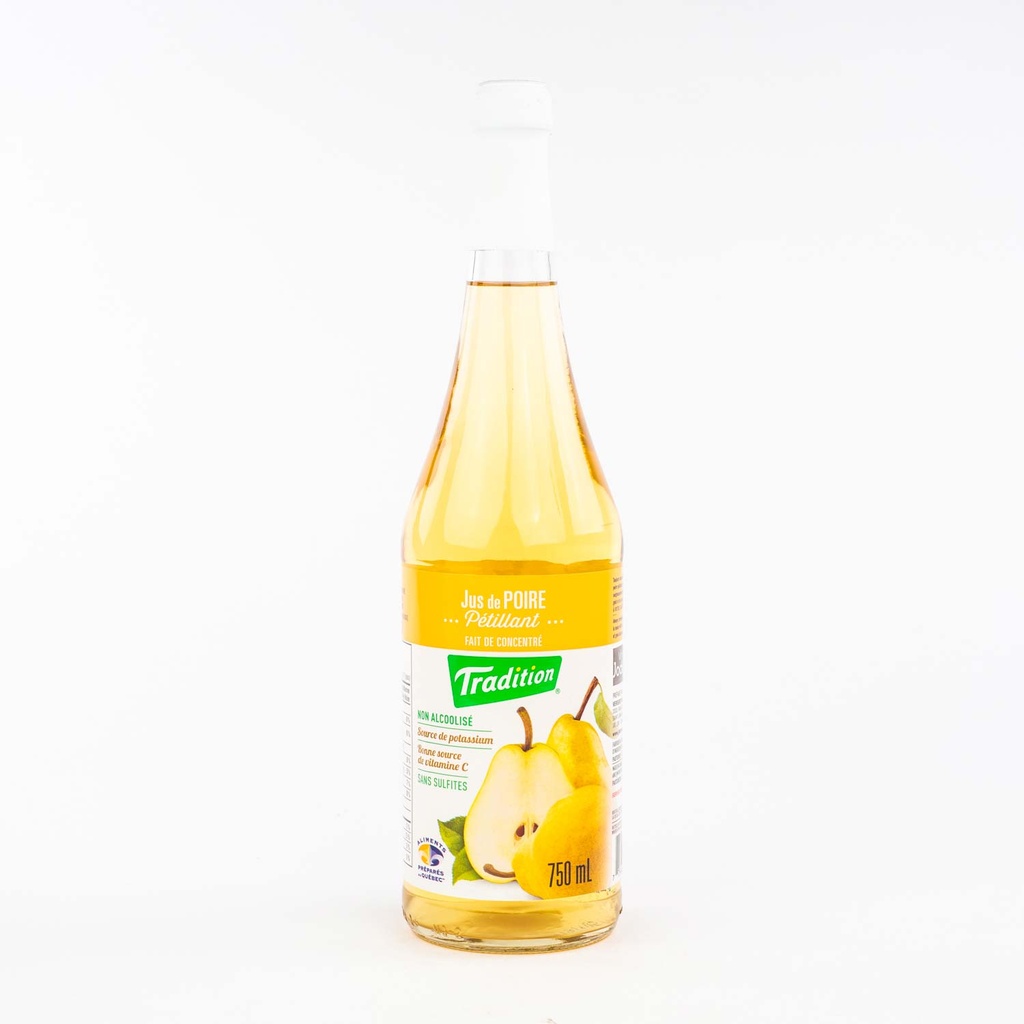 Jus de poire pétillant 750 ml