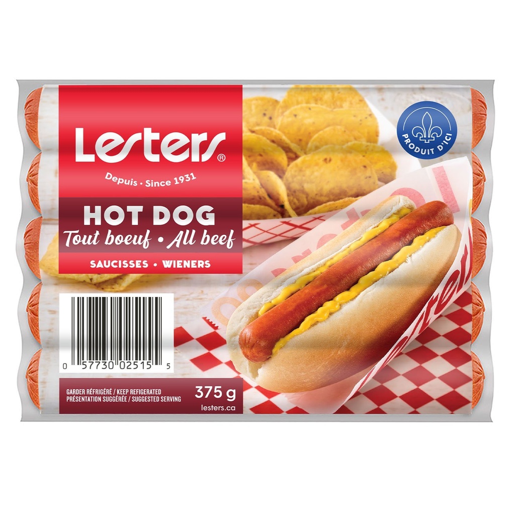 All Beef Smoked Wiener Sausages 375 g