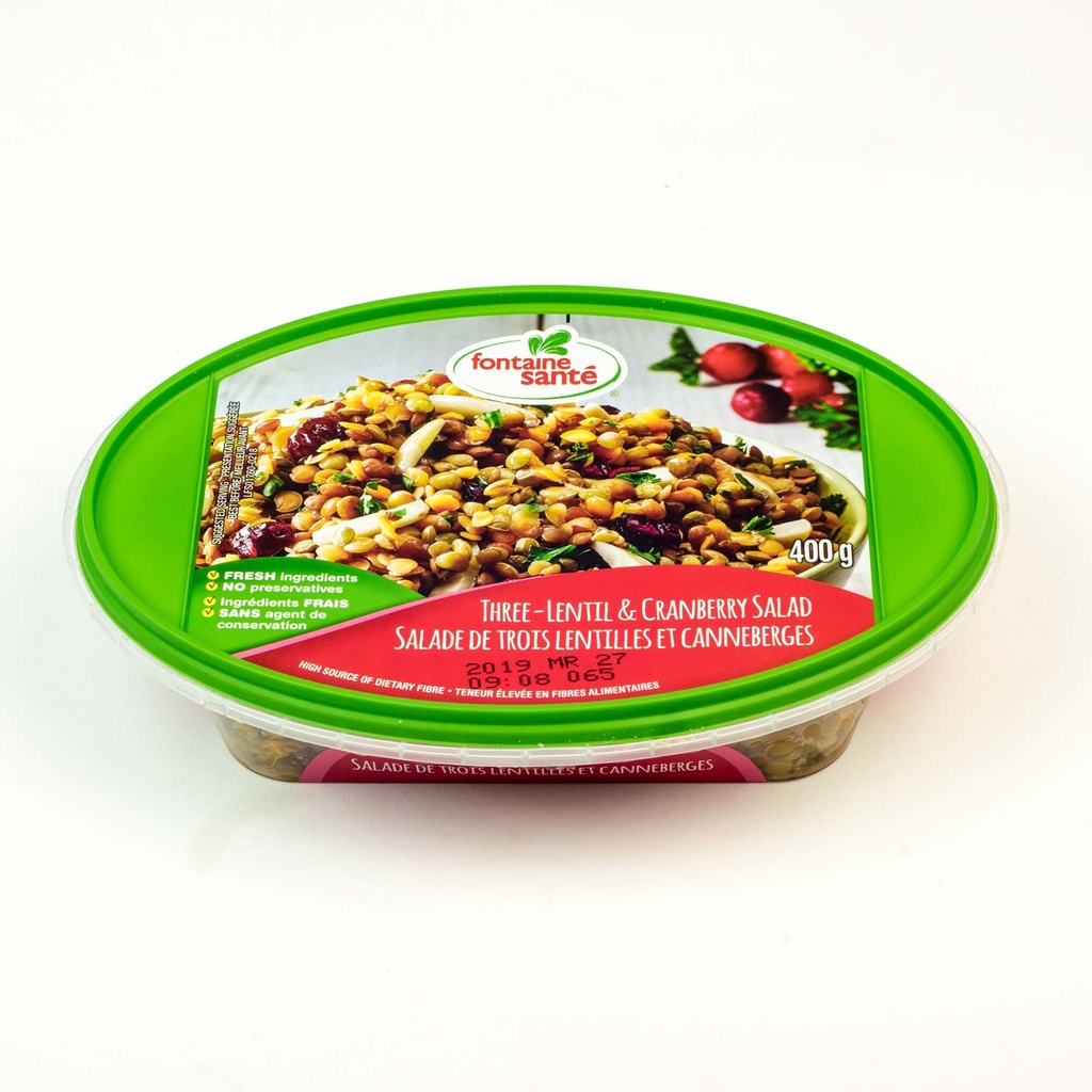 Three-Lentil and Cranberry Salad 400 g