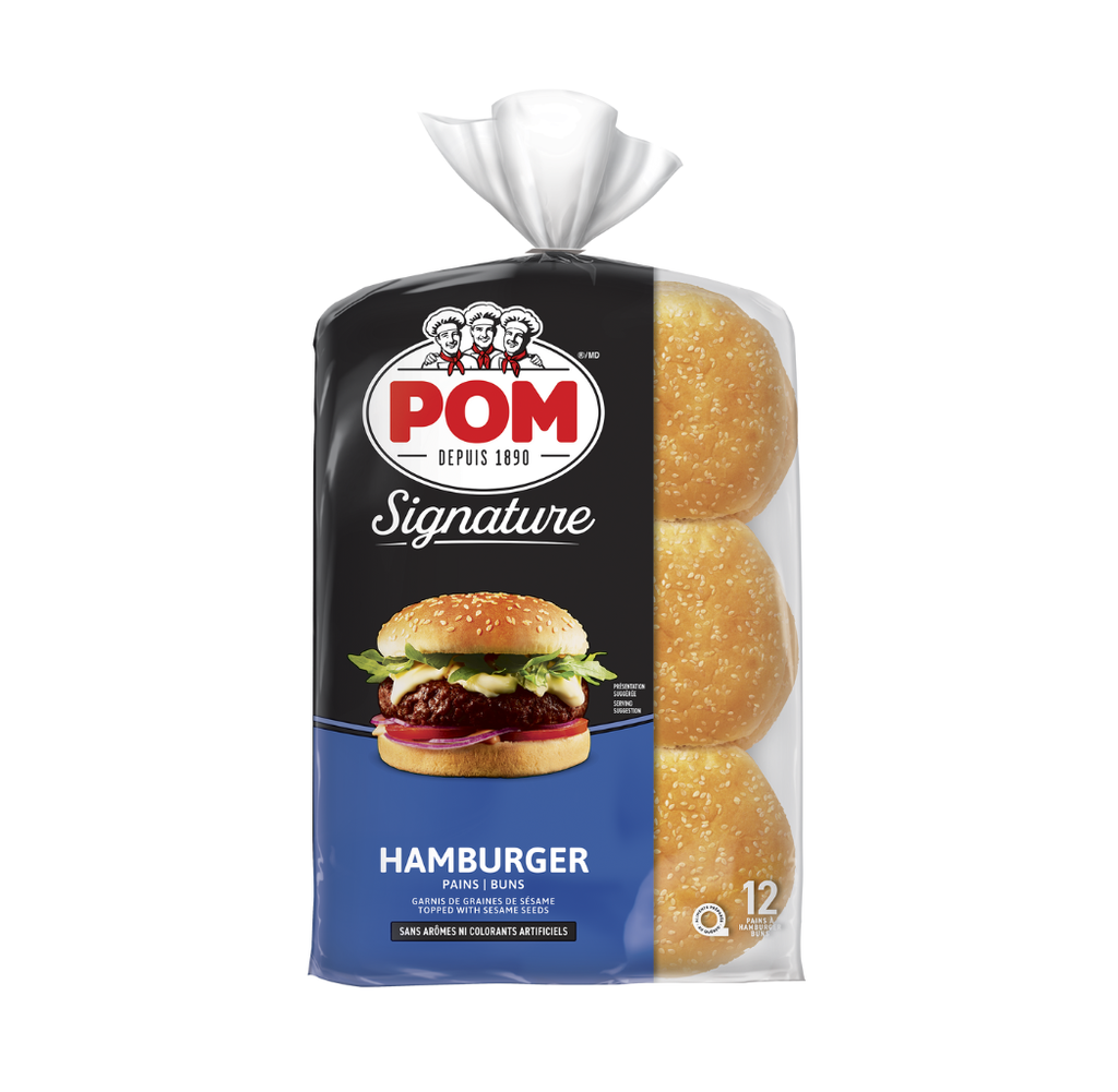 Pains à hamburger géants au sésame x12