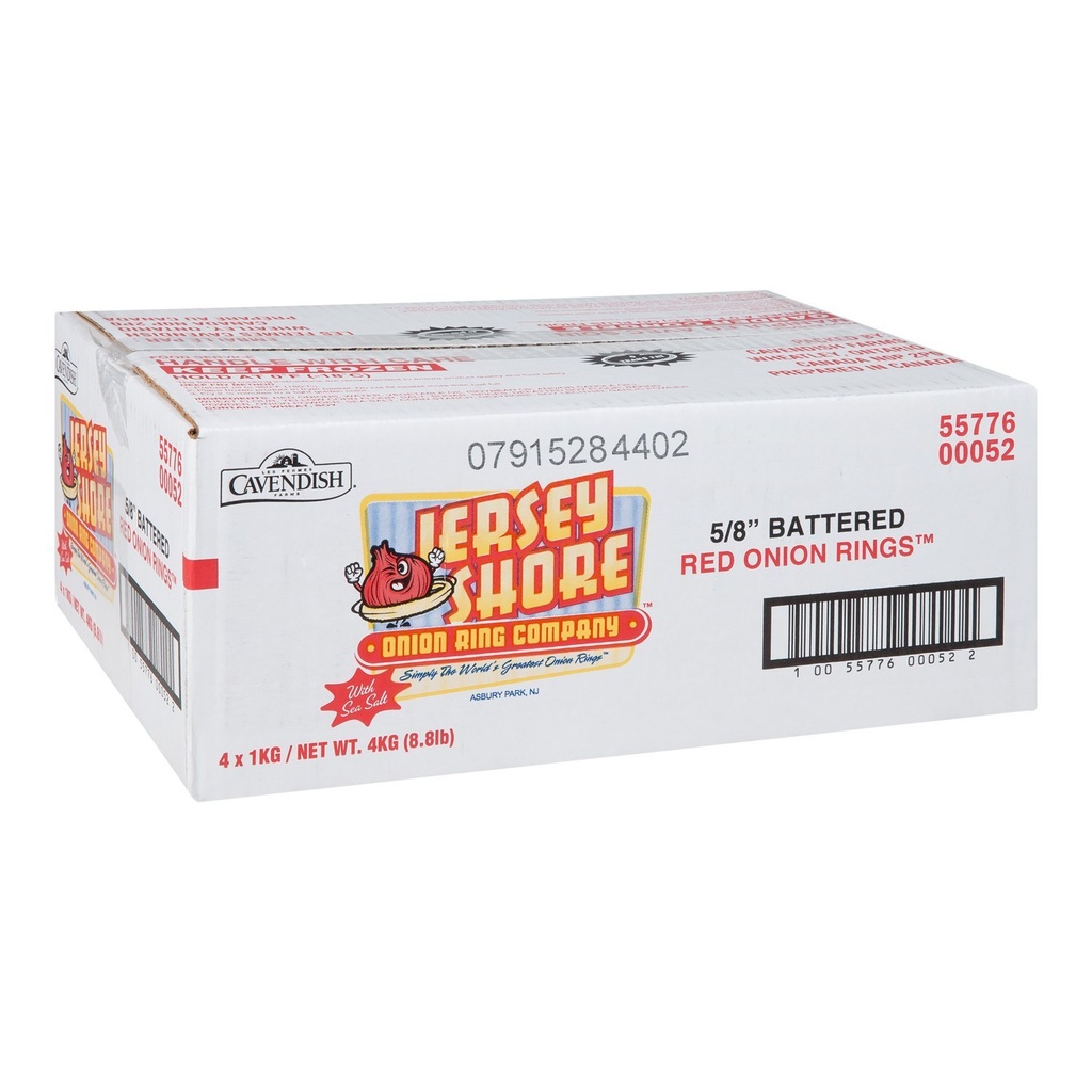 Rondelle d'oignon rouge en pâte à frire 1 kg