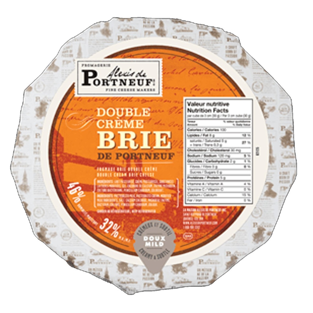 Double Cream Brie de Portneuf Wheel 2.5 kg