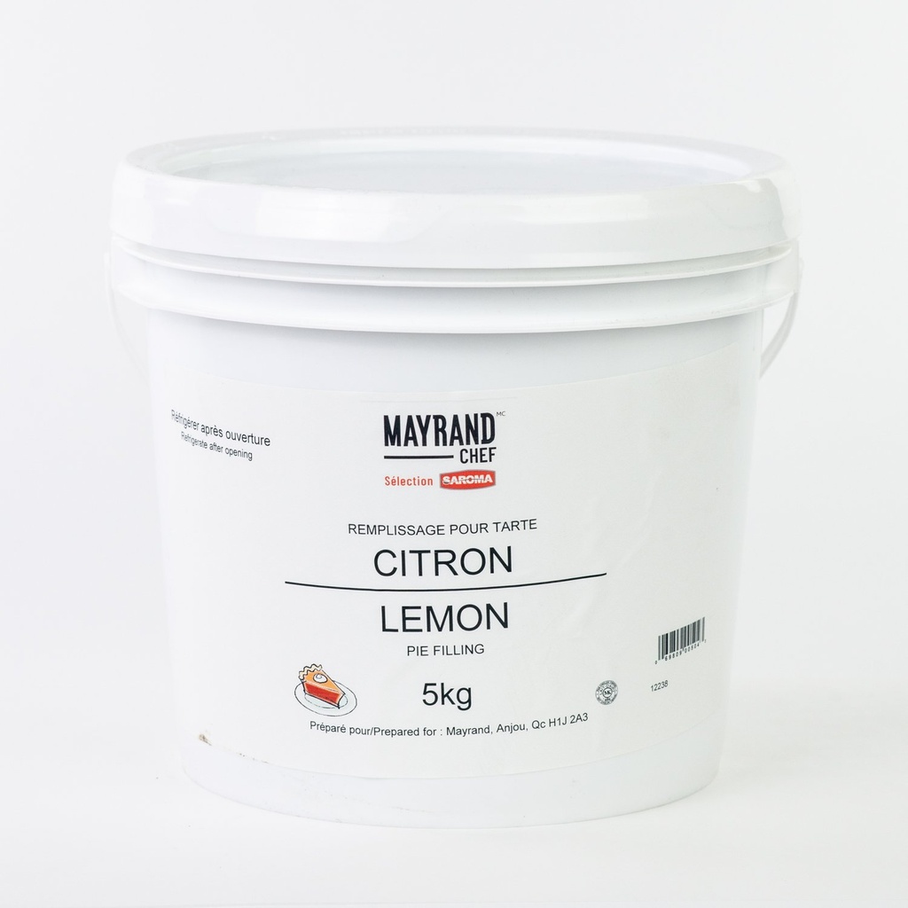 Remplissage pour tarte au citron 5 kg