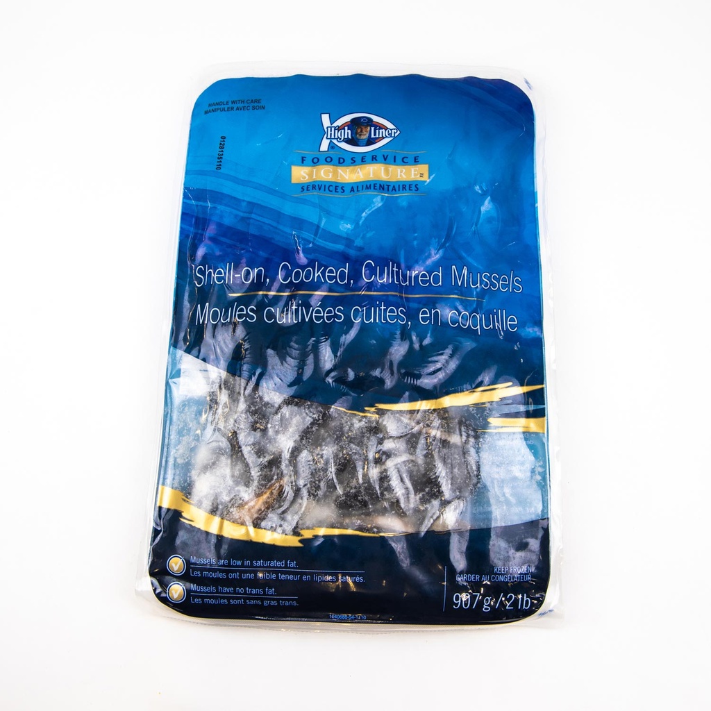 Moules cultivées cuites en coquille 907 g