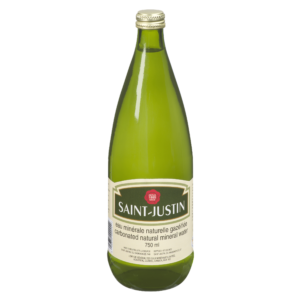 Carbonated natural mineral water 12x750ml