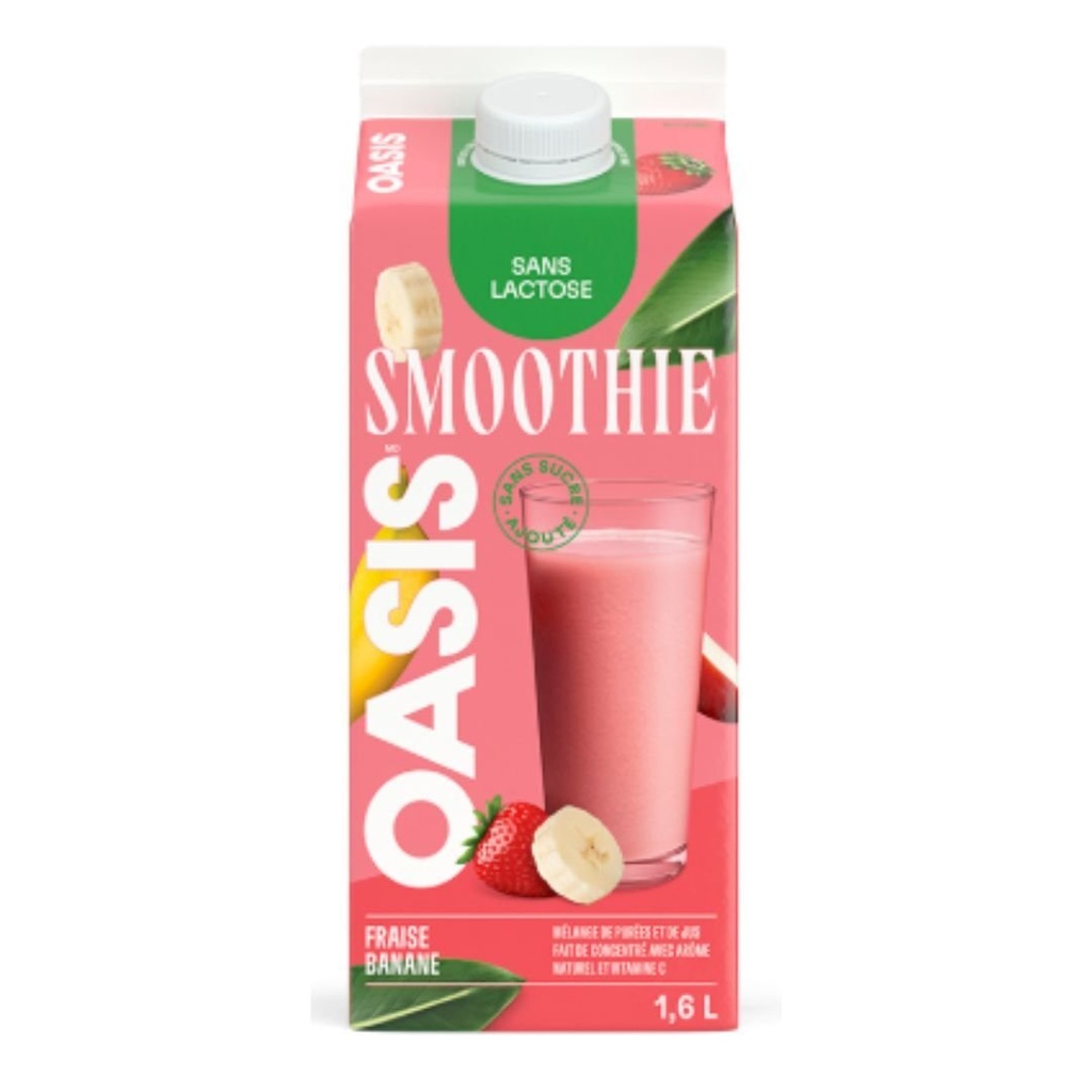 Jus smoothie fraise banane frais 1,6 L