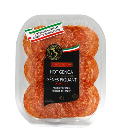 [AUB-1200] Sliced hot genoa salami