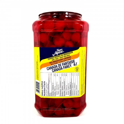 [AUB-3098] Cocktail Red cherries with stern