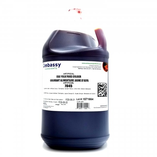 [AUB-5073] Egg yolk food coloring