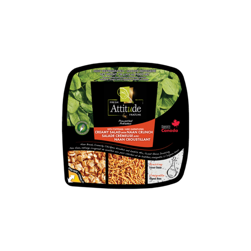 [AUB-15396] Salade crémeuse et naan croustillant