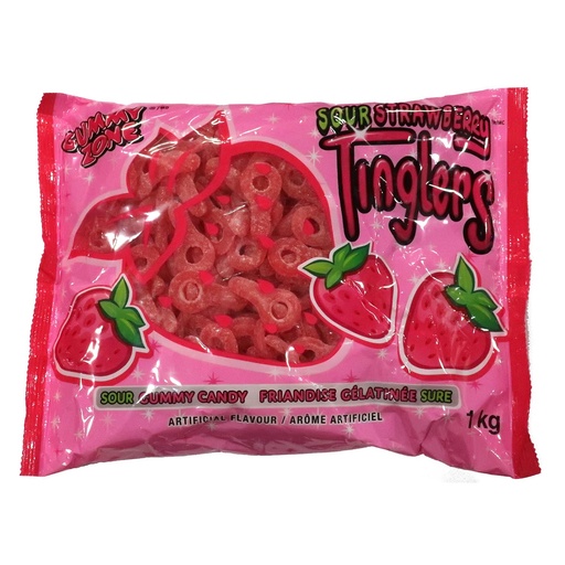 [MAY-02931] Sour Strawberry Candies 1 kg