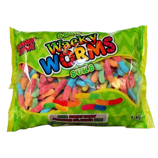 [MAY-02936] Sour Worm Candies 1 kg