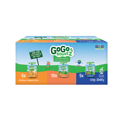 [MAY-11077] Apple, Mango, Peach, Blueberry compote 20x90g