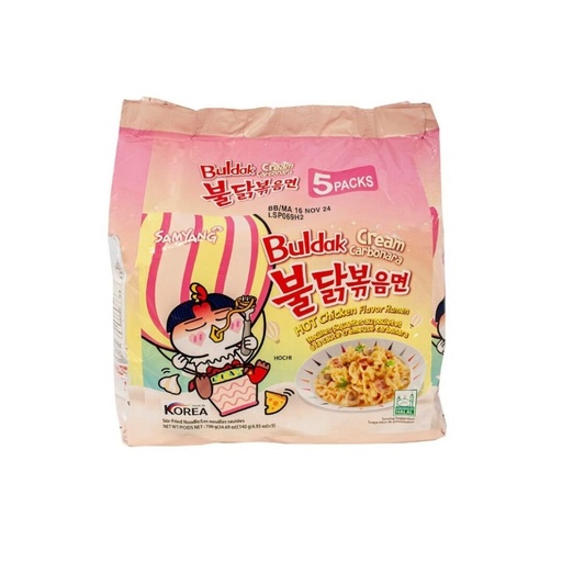 [MAY-13080] Carbonara Cream Instant Ramen 5 x 130 g