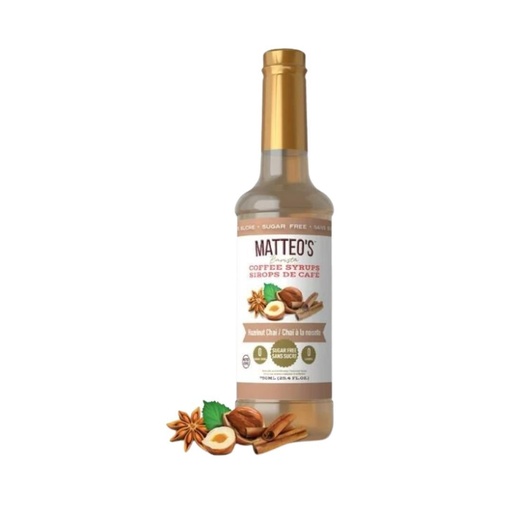 [MAY-13209] Hazelnut Chai Coffee Syrup 750 ml